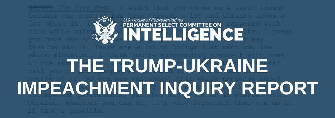 The Trump-Ukraine Impeachment Inquiry Report